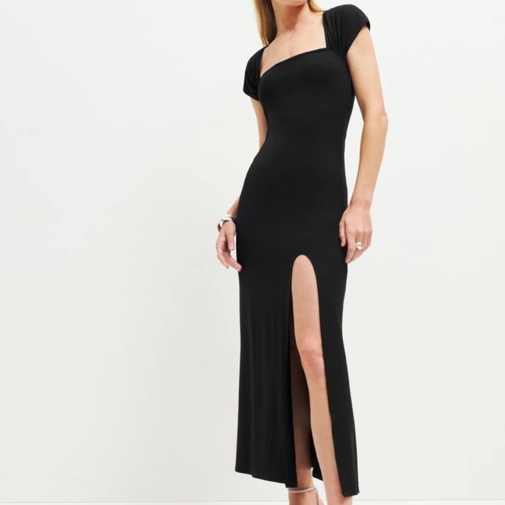 REFORMATION Harlyn Knit Dress black Size S